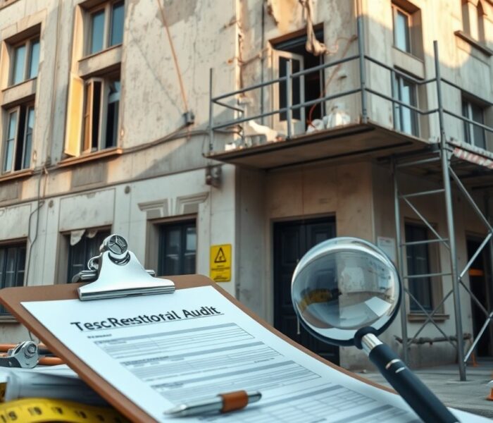 Audyt techniczny budynku przy remoncie: jak ocenić stan, ryzyka i koszty napraw krok po kroku