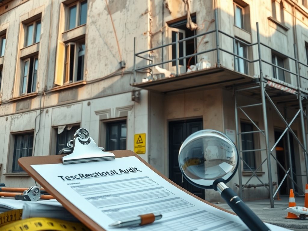 Audyt techniczny budynku przy remoncie: jak ocenić stan, ryzyka i koszty napraw krok po kroku